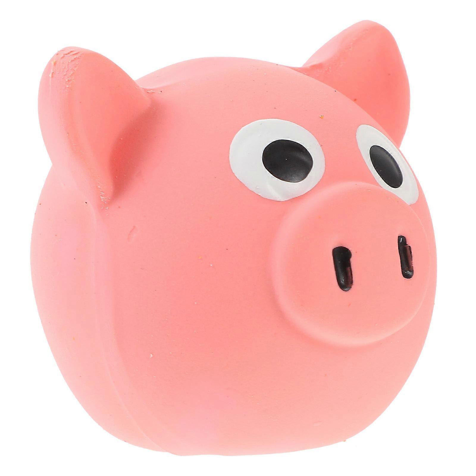 Chewable Rubber Pig Toy for Dogs Encouraging