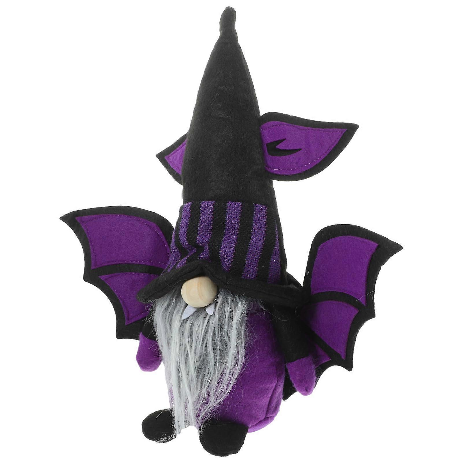 Bat Without Face Doll Rabbit Halloween Swedish Bunny Statue Plush Dwarf