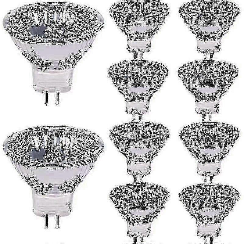 20W 12V GU4 Halogen Bulbs Warm White 2800K Dimmable 10-Pack