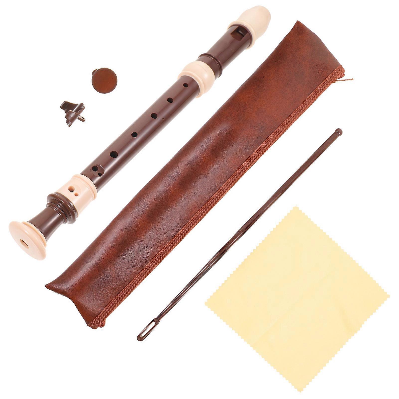 Children Wind Instrument Cylindrical Resin Professional Clarinet Outdoor Practice Style 1Set