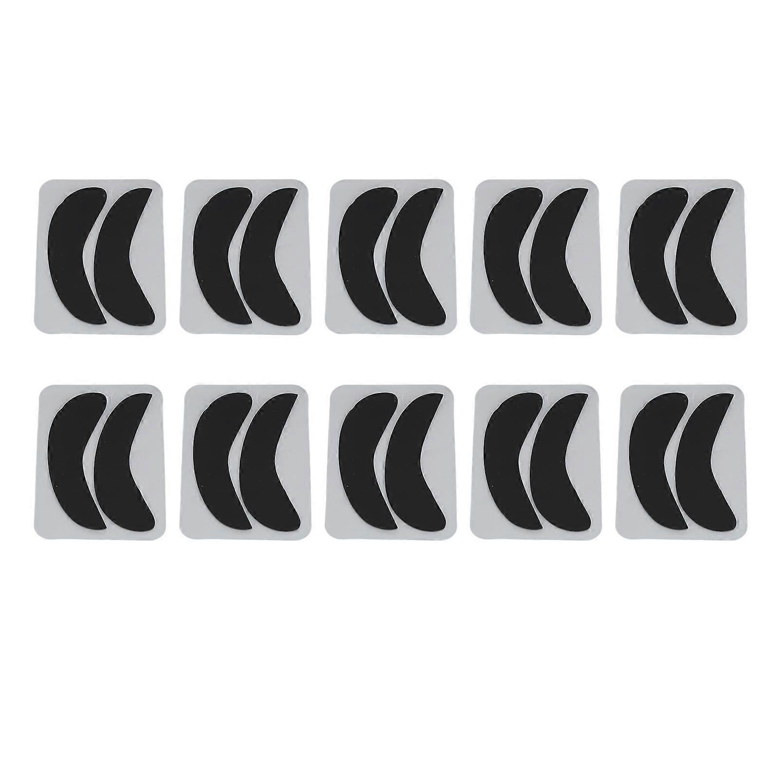 2025 Latest Model 10 Pairs Eyelash Extension Under Eye Pads Half Moon Shaped R...