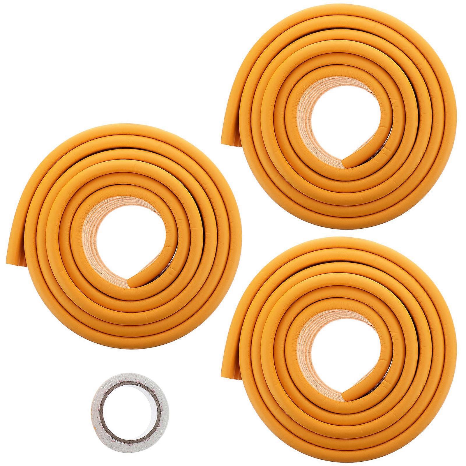 Protective Corner Guards Child Proof Corner Guards Baby Learning to Walk Orange 8X200CM 3 Rolls