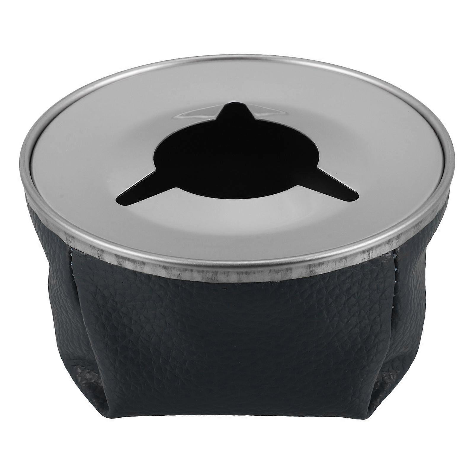 PU Wrapped RV Ashtray, Windproof Bean Bag Style Ash Holder for Boats and RVs, Durable and Elegant Design