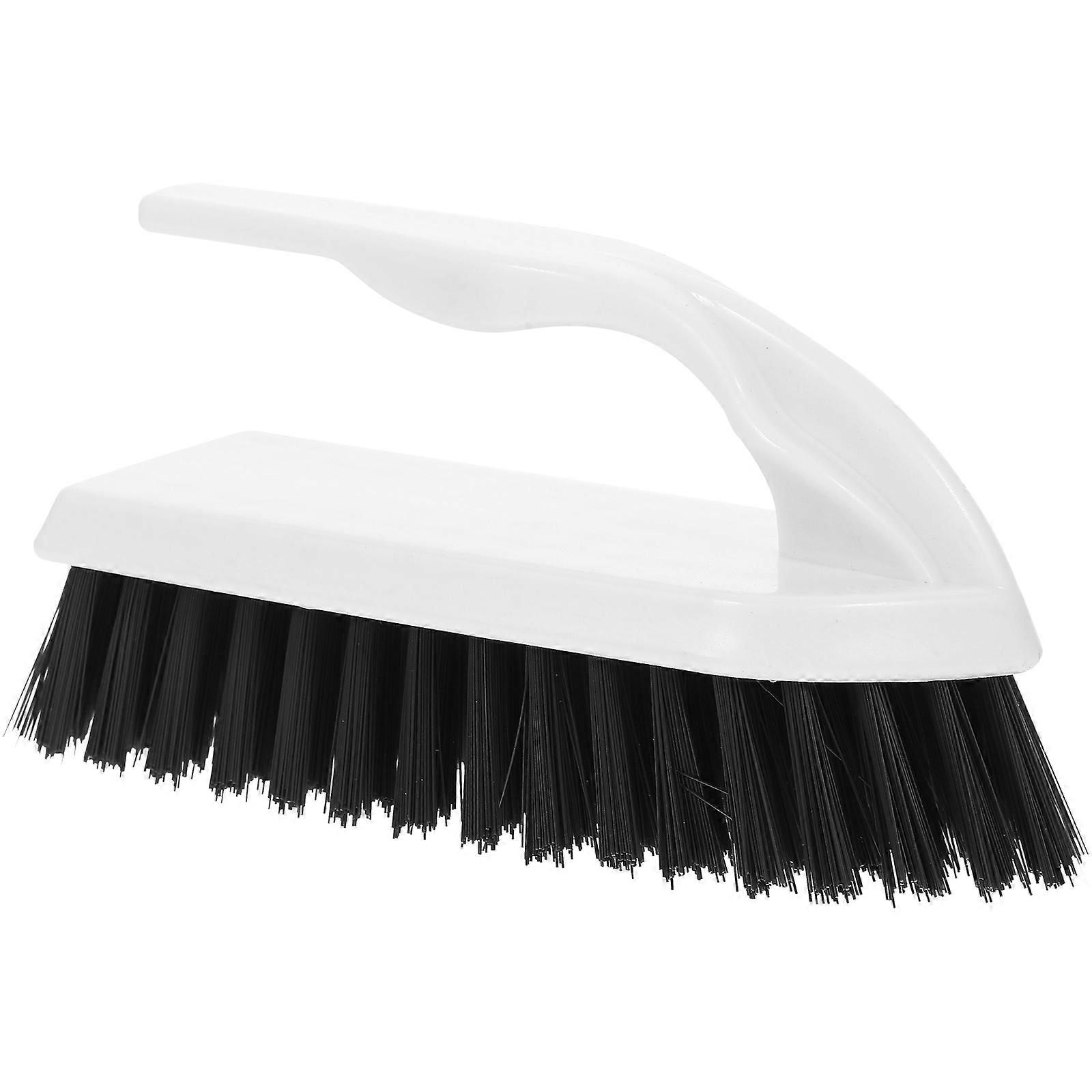 Hard Bristle Scrub Brush with Thickened Handle for Cleaning Shoes, Laundry, Windows, and Tight Spaces – Compact, Lightweight, Household Cleaning Tool