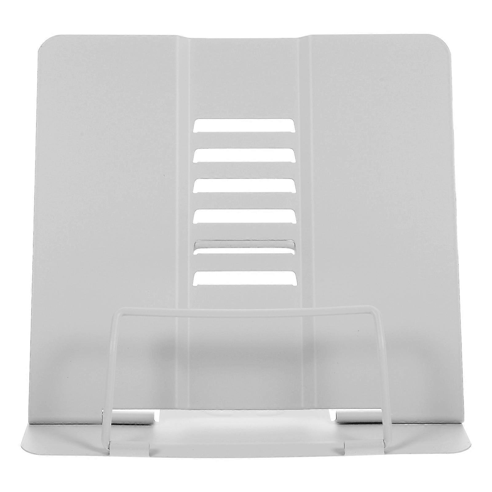 Book Rack Simple and Elegant Appearance Rectangular Iron Books Documents 1Set