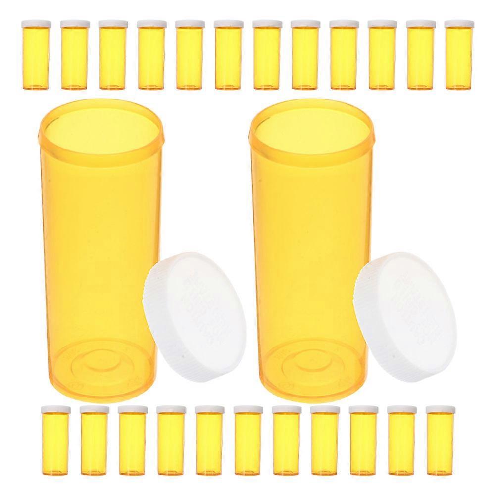 Compact Pill Case For Women Travel Pill Bottle Reusable Medicine Organizer 25Pcs