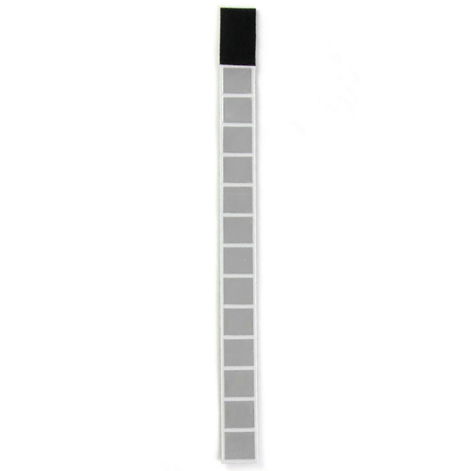 Reflective Arm Bands Reflector Bands Reflector Tape Straps Easy to Use Reflective Wrist Band for Cycling and Running Silver white