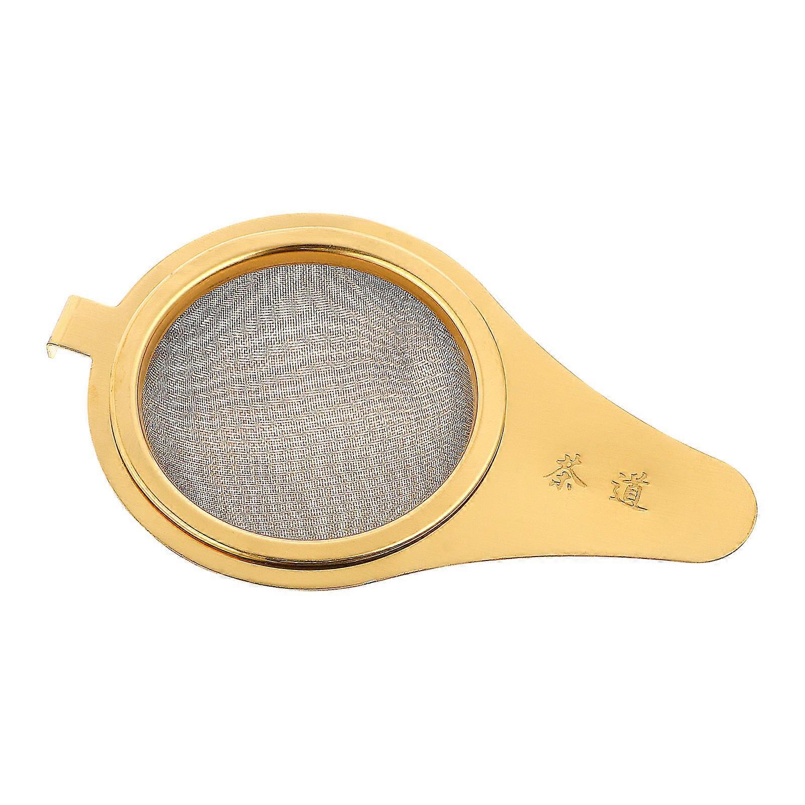 Fine Mesh Tea Filter Tea Infusers Loose Leaf Accessory Home Users Rust Resistant 4.3X2.9X0.8in 1Set
