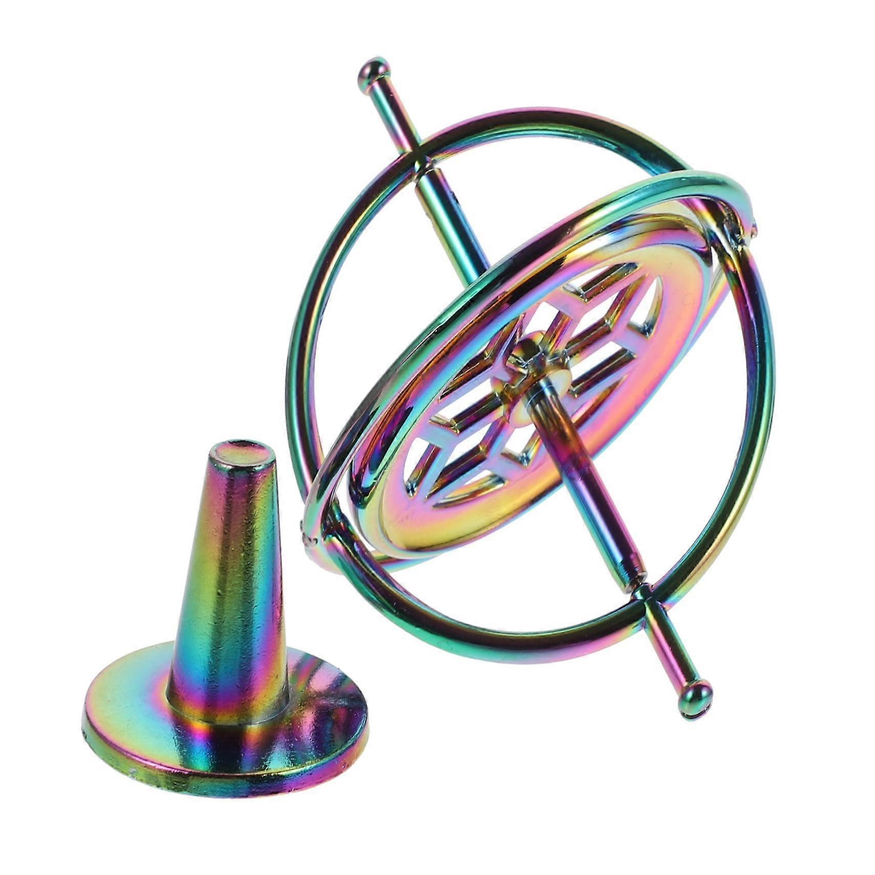 Gyroscope Alloy Gyroscope Set for Science Education - Metal Anti-Gravity Fingertip Gyro for Kids and Adults