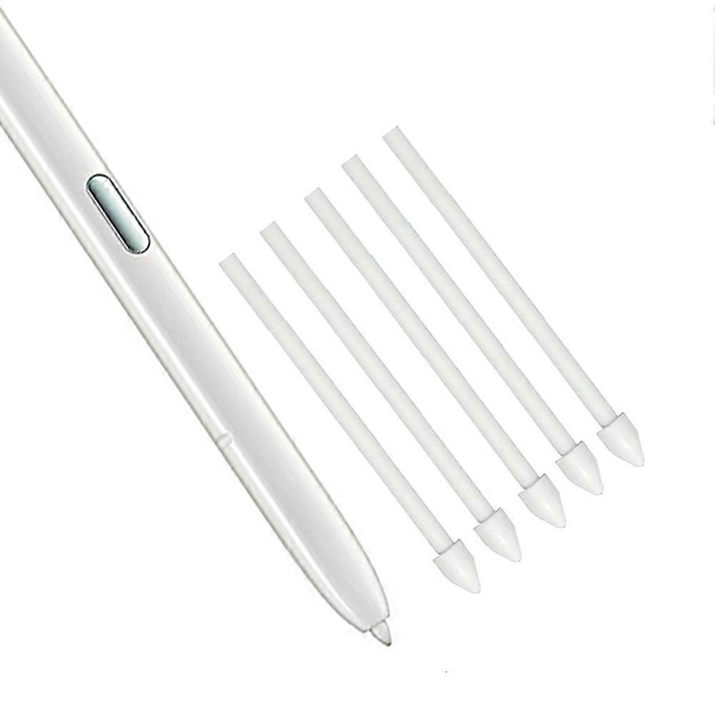 5Pcs Replacement Stylus Tips S Pen Nibs Suitable for Samsung Note10 refill S7 stylus refill original stylus tip For Samsung Galaxy Note 10 （white）