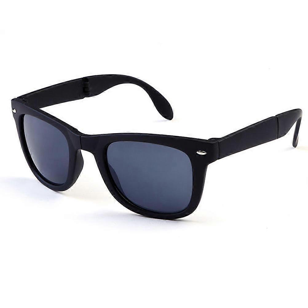 Sunglass For Men Women Retro Shading Sport Portable Protection Square Folding Gift Supply