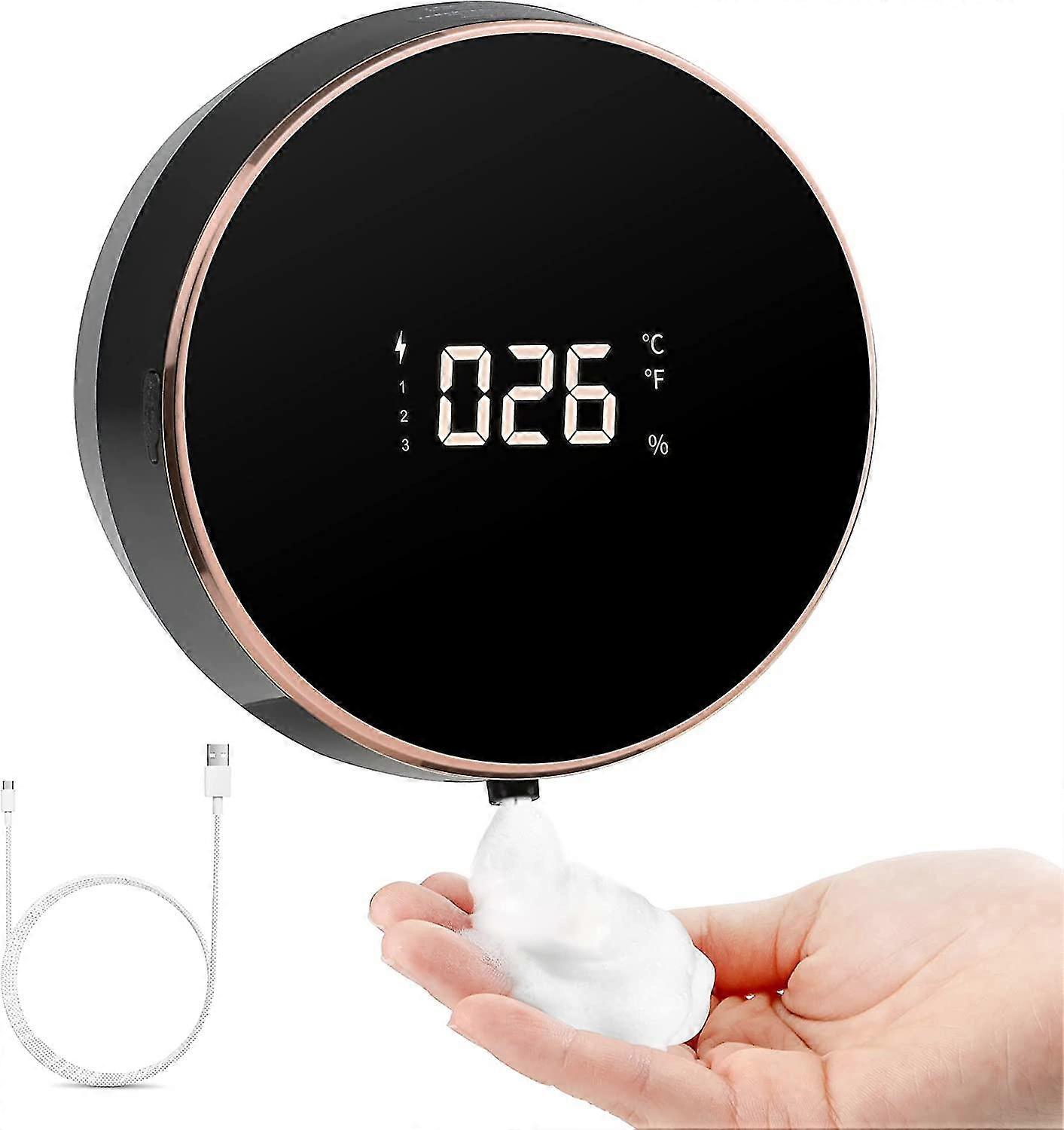 Automatic Soap Dispenser, Electric Soap Dispenser, Rechargeable, Touchless, With Infrared Motion Sensor, Foam Soap Dispenser, Suitable For Kitchen 202