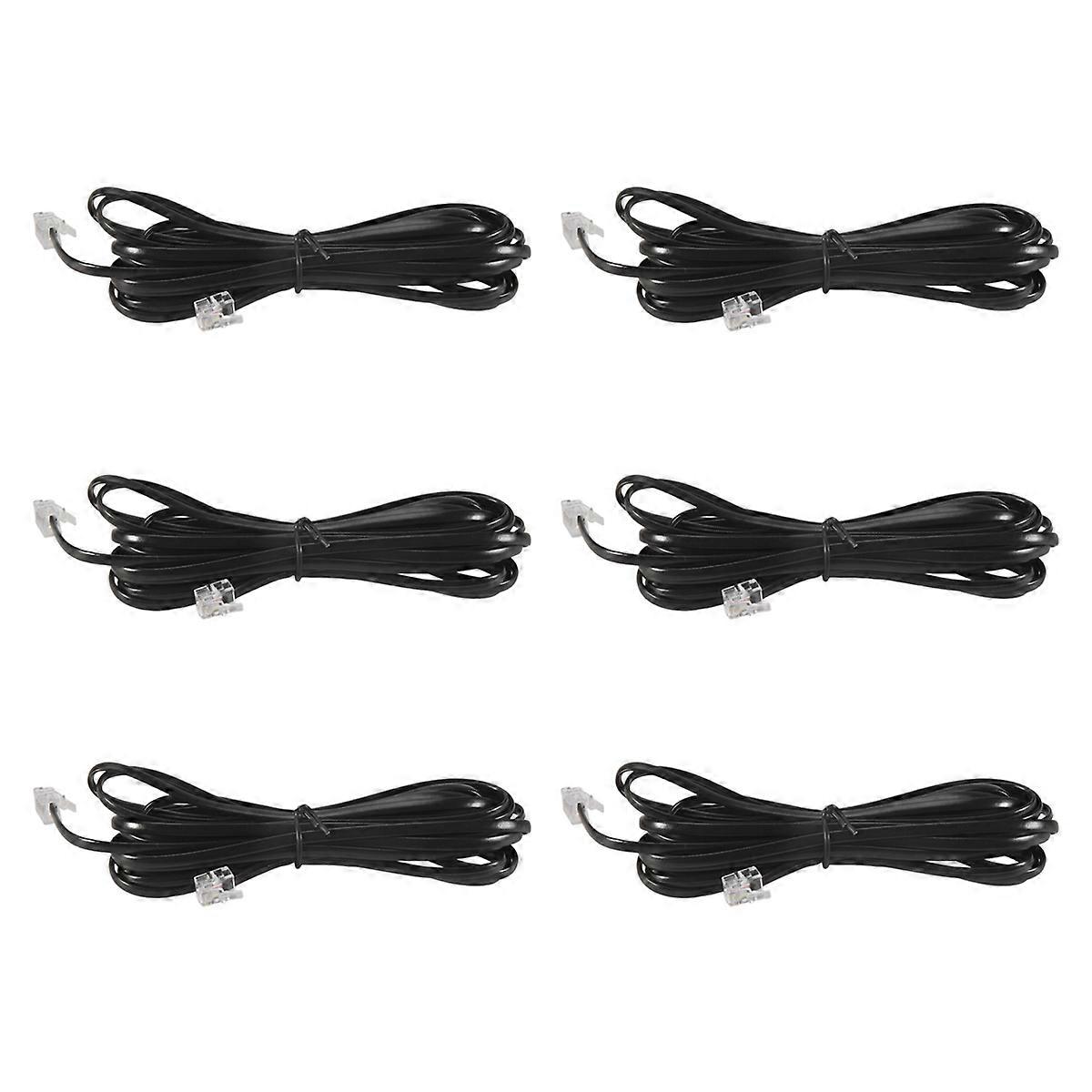 RJ11 6P4C Cable Cordon de Telephone ADSL Modem 5 Metres