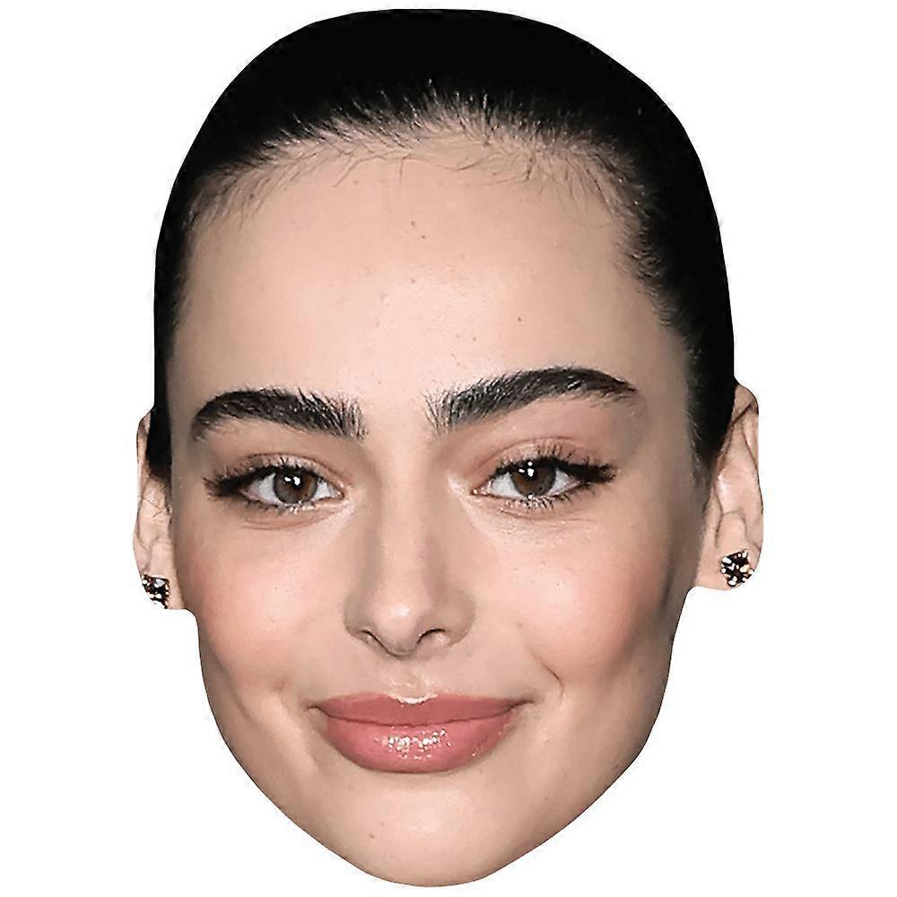Aubri Ibrag (Smile) Celebrity Mask, Flat Card Face