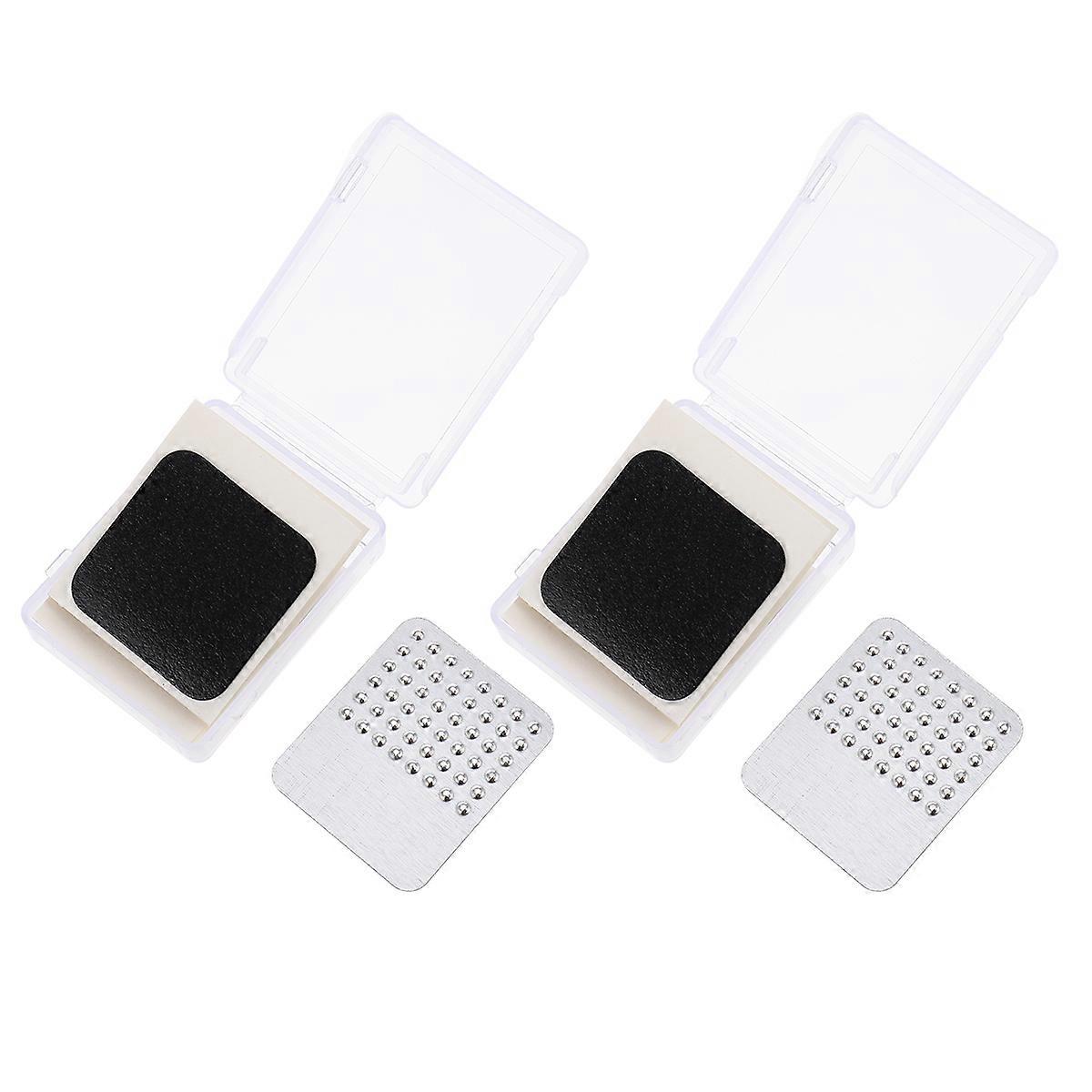 Inner Tube Repair Patches Durable Rubber Iron Plastic For Cyclists 2Boxes