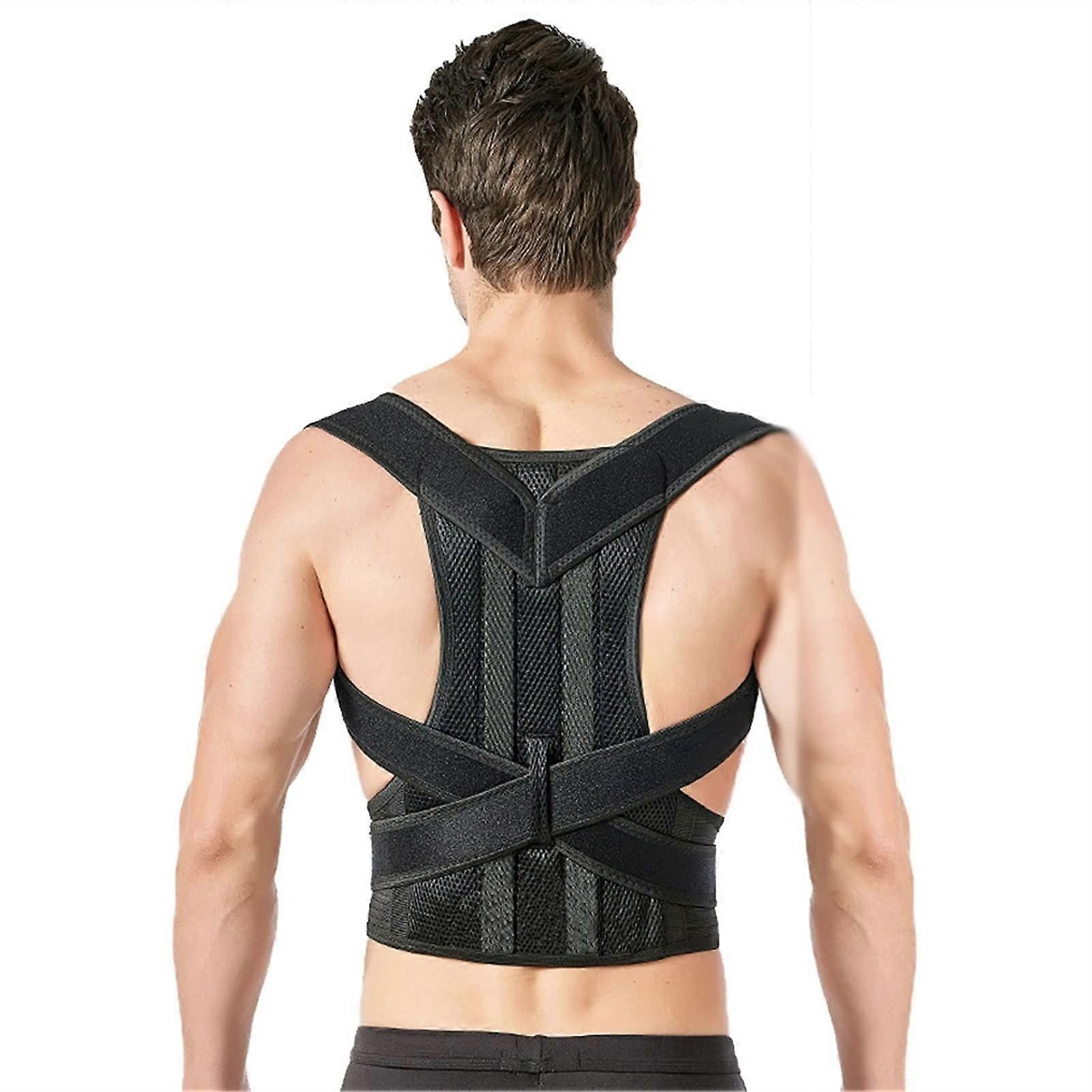 Posture Corrector for Men and Women, Back Support Brace for Upper and Lower Back Pain Relief, Adjustable Size 3XL