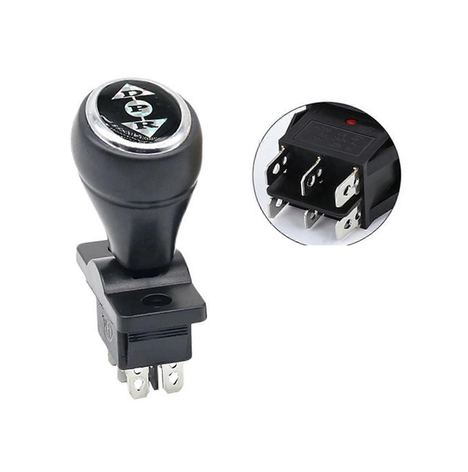KCD4's Electric Car Forward and Backward Stop Switch ONOffON Reverse Handle Toy Car Start Toggle Switch (Black Arrow Lock)