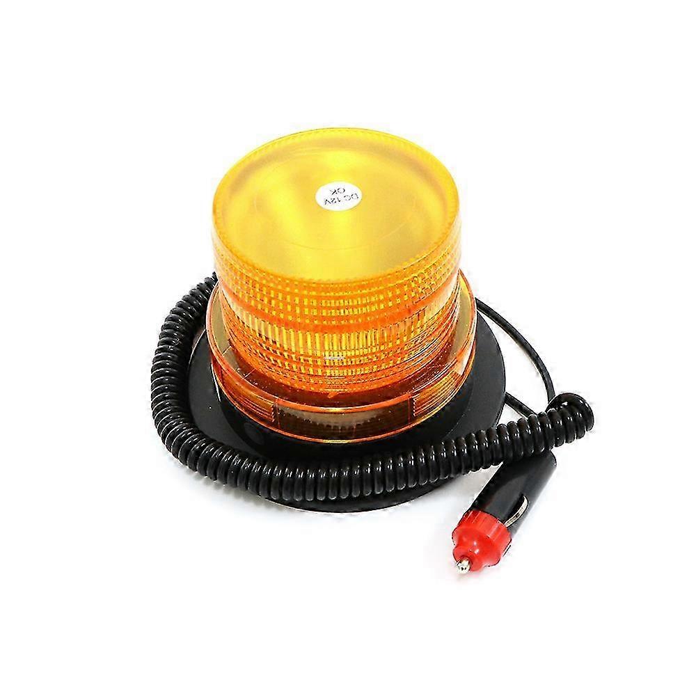 Emergency Strobe Light for Vehicles - Rotating Traffic Indication Flash Beacon Lamp in Orange, Blue, and Red Colors, Compatible with 12V and