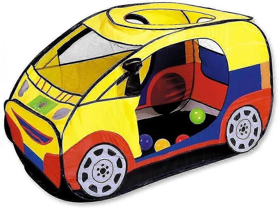 Kids Car Tent for Interactive Play, Pop Up Pretend Toys for Indoor and Outdoor Activities, Foldable Playhouses with Carrying Bag as an Ideal