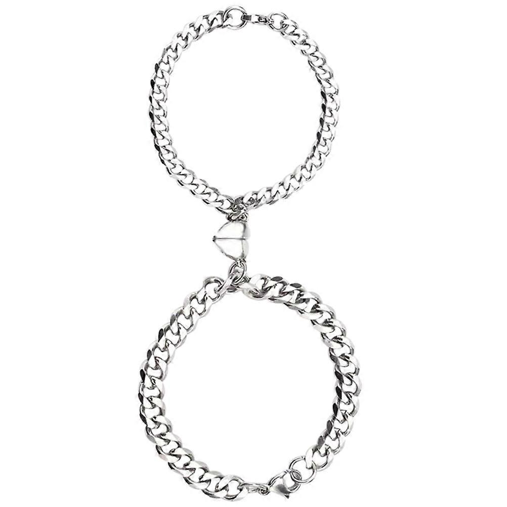 Heart Magnet Bracelets for Lovers, Minimalist yet Charming, Adds Style to Outfits