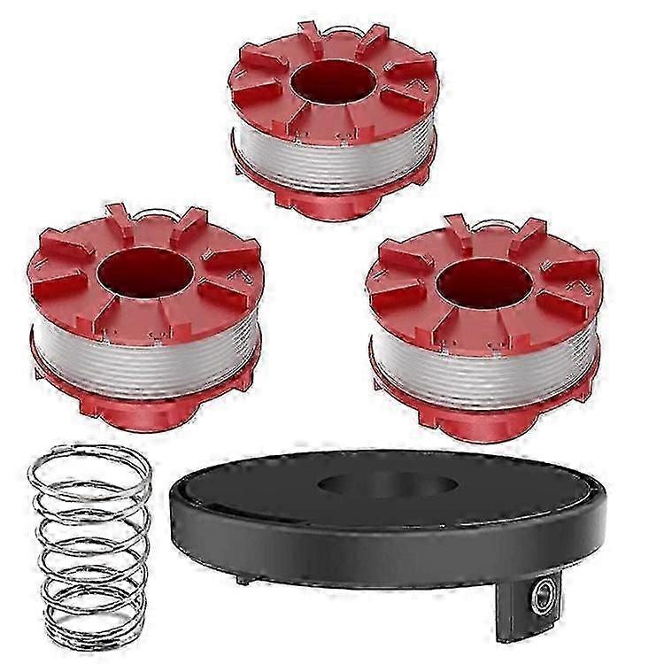 Replacement Parts for Einhell CE-CT 36/30 Li E-Solo/Agillo 36/255 BL/Agillo 18/200 3-Spool Mower with Cap and Sprocket