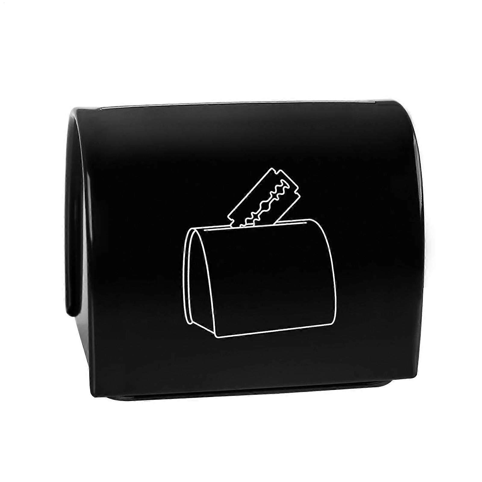 Razor Disposal Case 6.5 x 5 x 4.5 cm, Safe Storage Container for Used Razor Blades, Durable Cutter Disposal Solution
