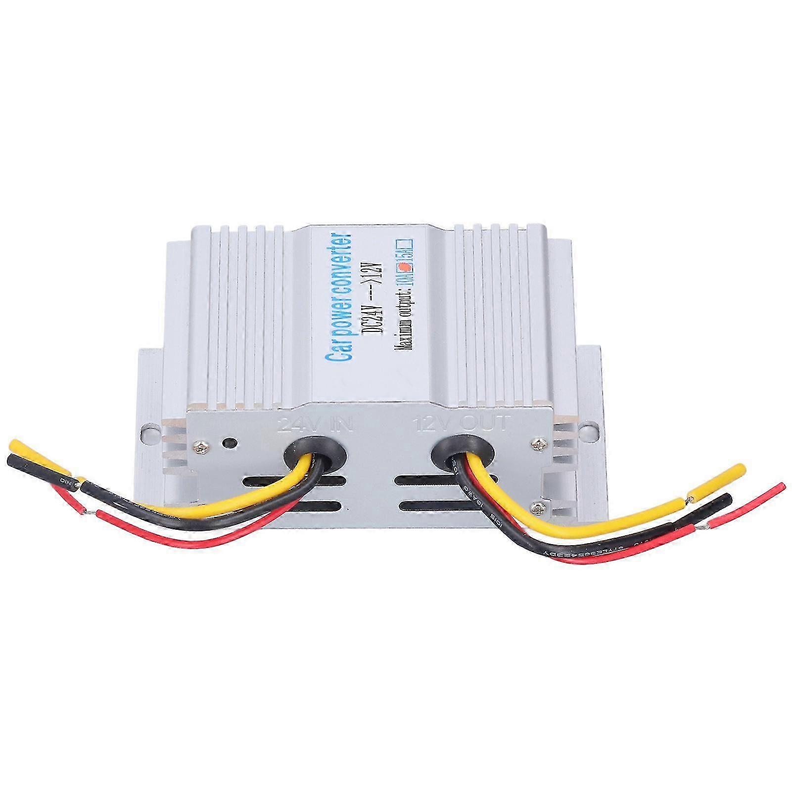 DC 24V ל-DC 12V 10A 120W מתח מתאם רגולטור ספק כוח לרכבים