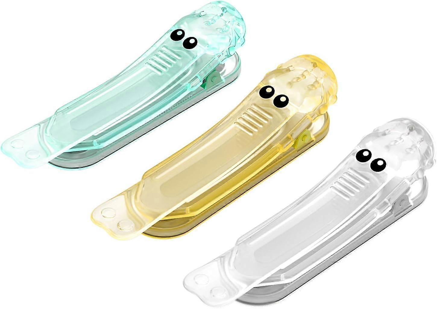 3pcs Automatic Bookmark Silicone, Cute Bookmarks Unique Visualized