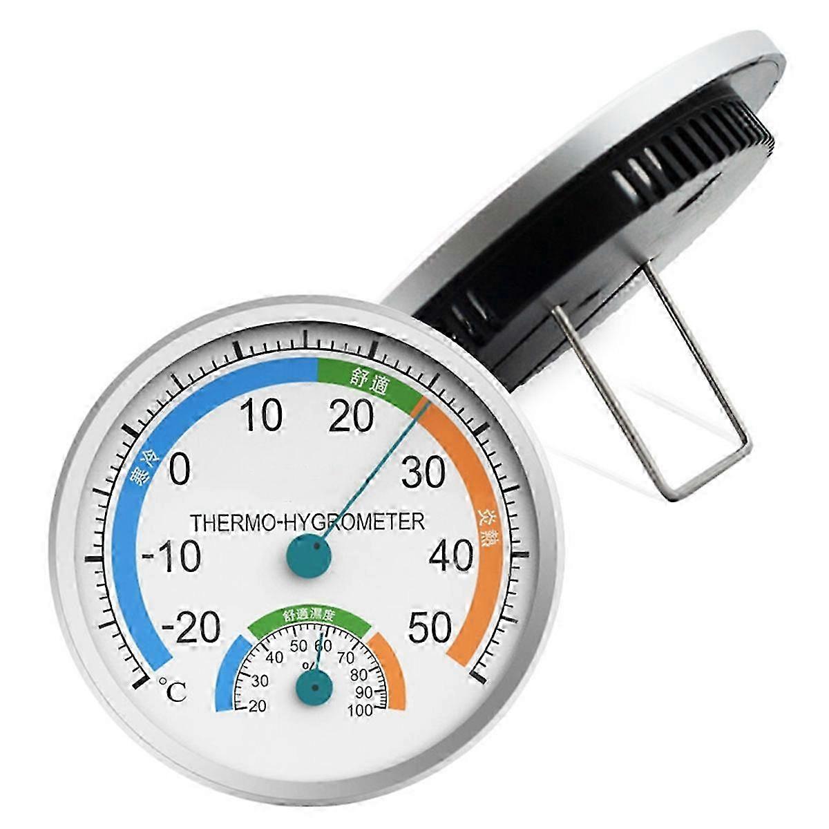 Indoor/Outdoor Thermo-Hygrometer Precision Climate Monitor Temperature Range -20-50°C Easy-to-Read D Edition 0718