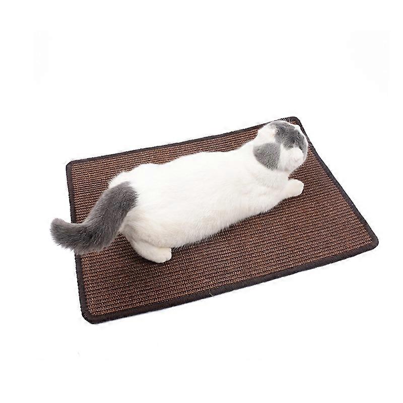 Cat Scratch Pad Pet Supplies Carpet Sleeping Mat Cat Placemat, Random Color Delivery, Specification: Overlock 30x40cm