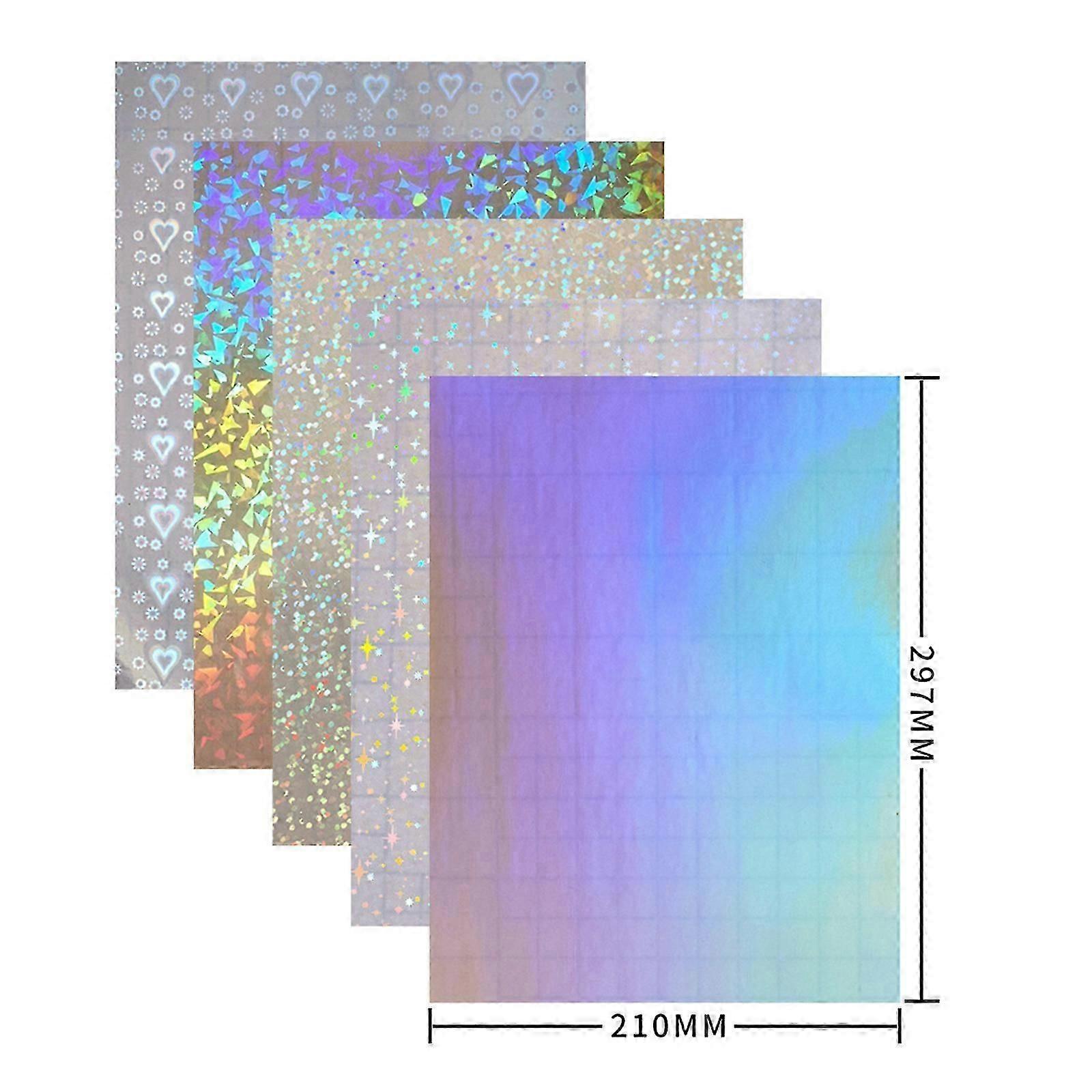 ملصق ثلاثي الأبعاد ورقة واضح A4 ملصق ، ورق ذاتي اللصق مقاوم للماء فيلم شفاف لصورة ورق الصور