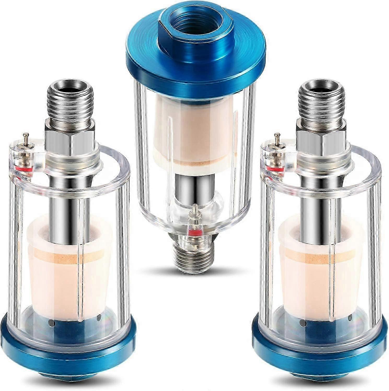 Water Oil Separator Filter Airbrush Filter Moisture Separator for Air Line Compressor Fitting