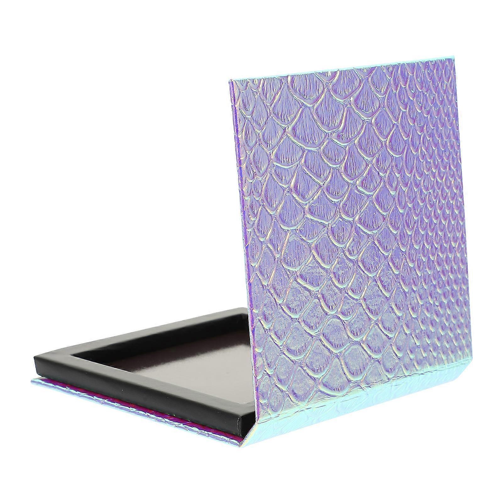 Eyeshadow Palette Compact Portable Makeup Storage Case with Color Changing Fish Scale Design for Lipstick and Cosmetics