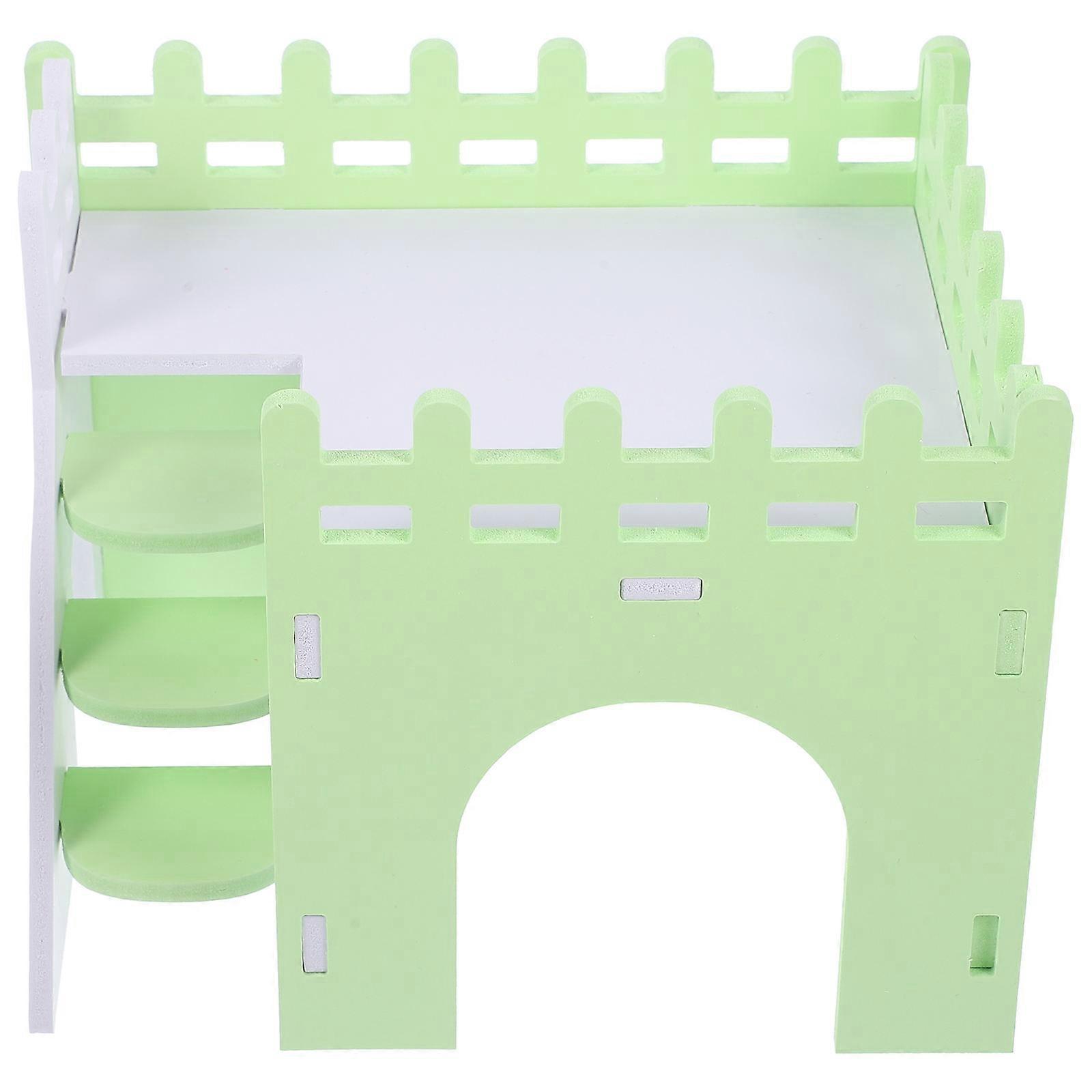 Hamster Hideaway Toys Villa Design Relaxation Area Colorful 7.86X5.89X5.89IN 1Set