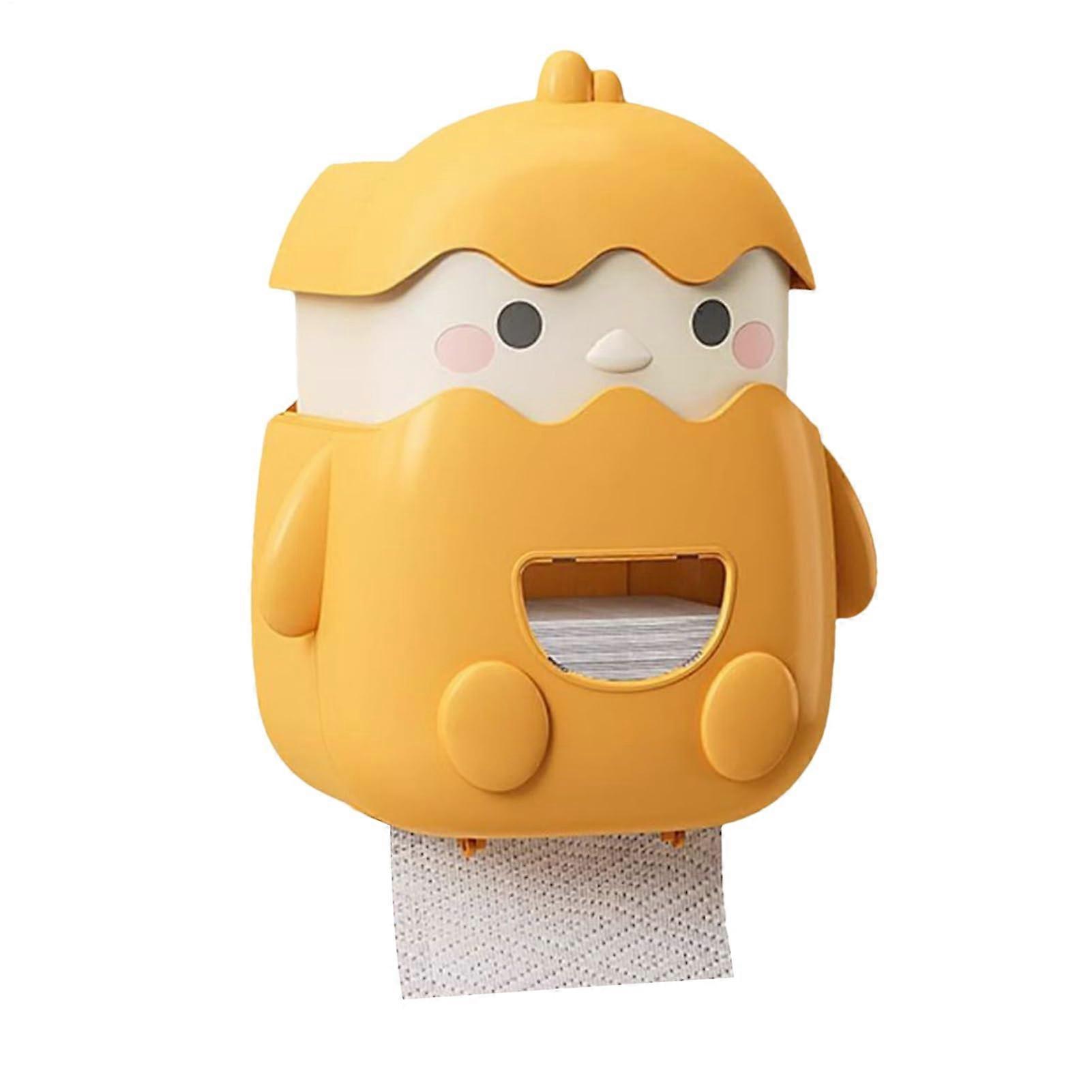 Wallmounted tissue holder  Kitchen towel storage box  Spacesaving toilet paper holder