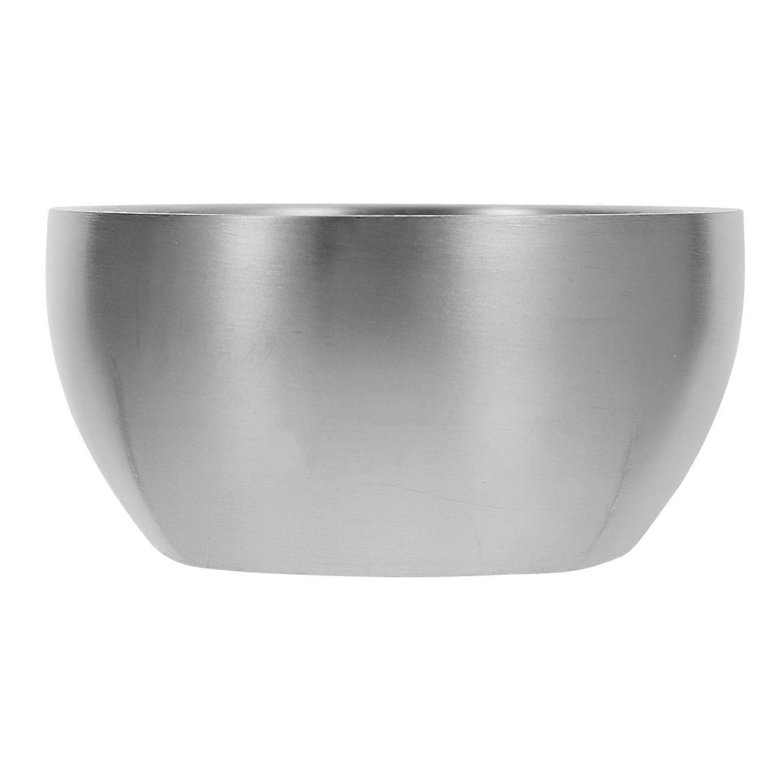 Multi-function Rice Bowl Practical Noodle Bowl Thickened Stainless Steel Bowl for Home