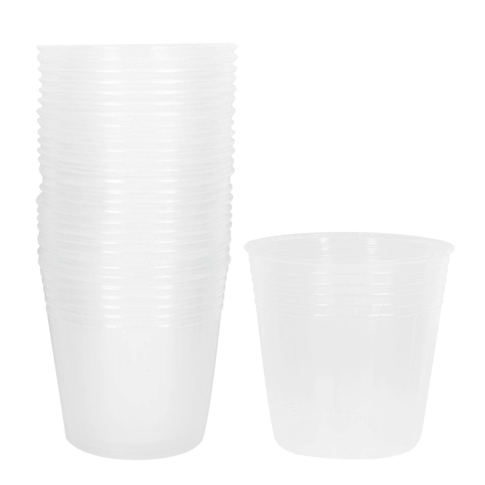 Garden Nursery Pots Planting Containers Orchids Space Saving Plastic 3.93x3.93x3.93inch 36Pack