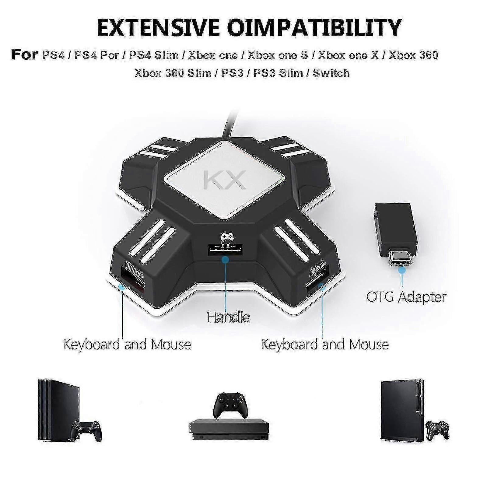 Keyboard Mouse Adapter Controller Converter Adapter For Switch/ps4/ps4 Pro/ps4