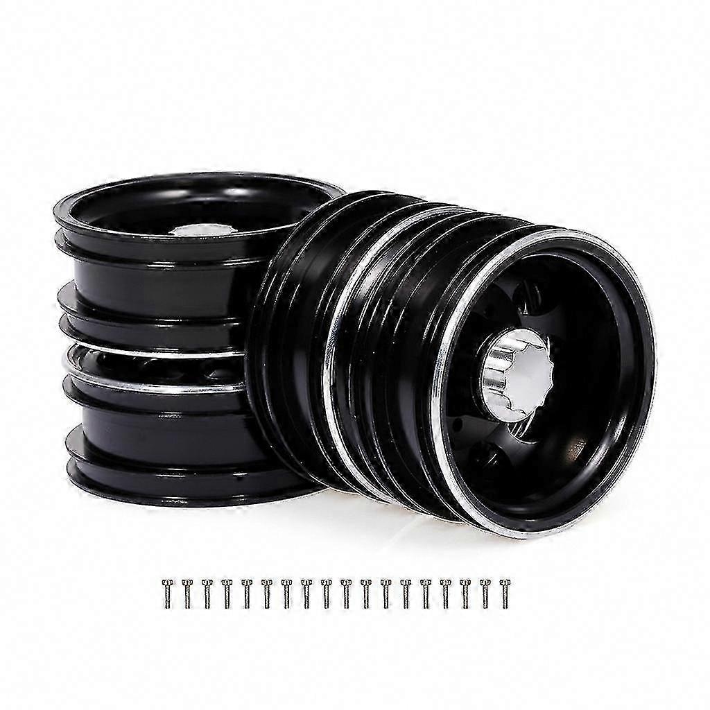 2pcs Realistic RC Rear Wheel Hub Rings for 1/14 Scale Models