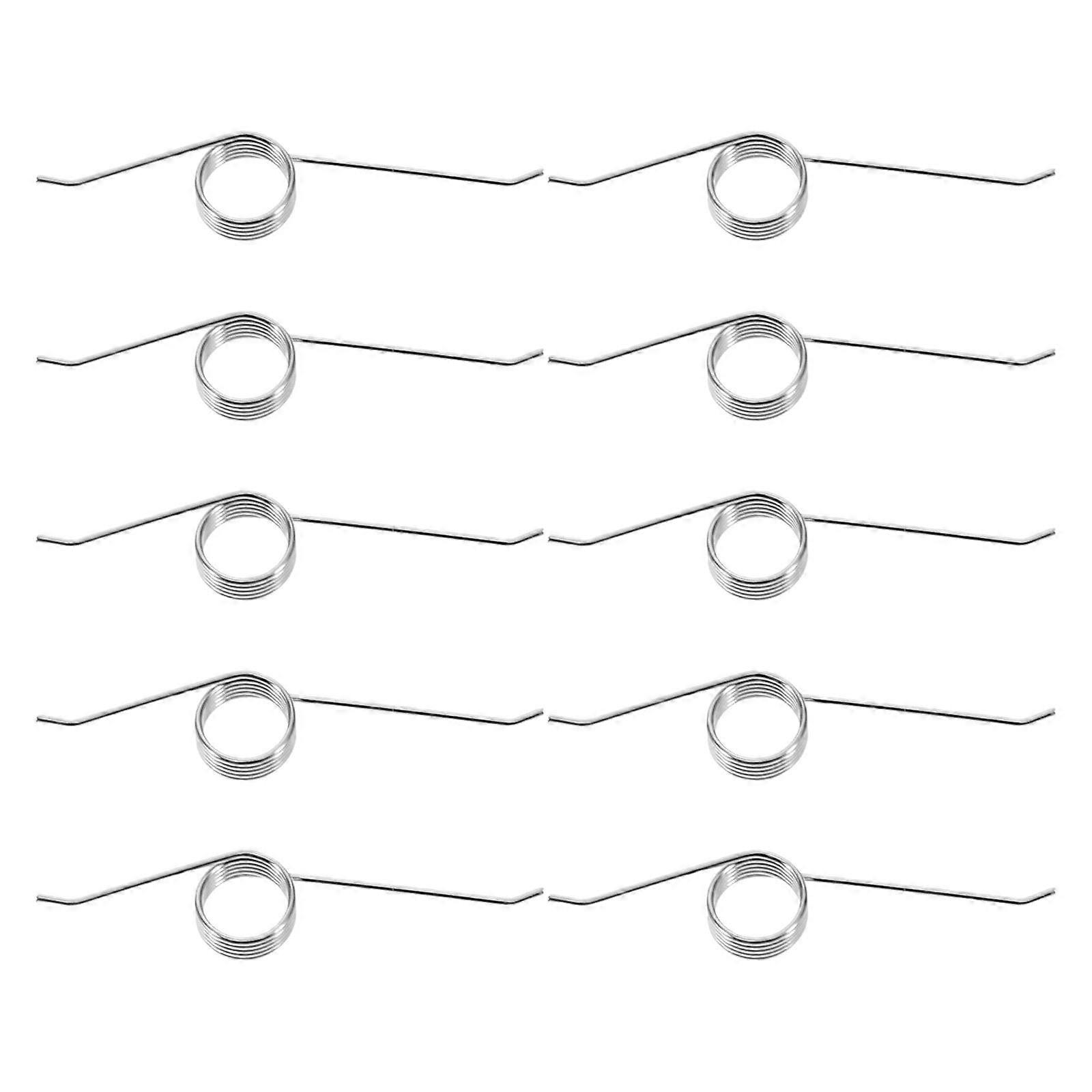 10pcs Stainless Steel Trash Can Spring Replacement Parts Maintenance Tools Trash Can Spring Replacement Trash Bucket Lid Torsional Spring