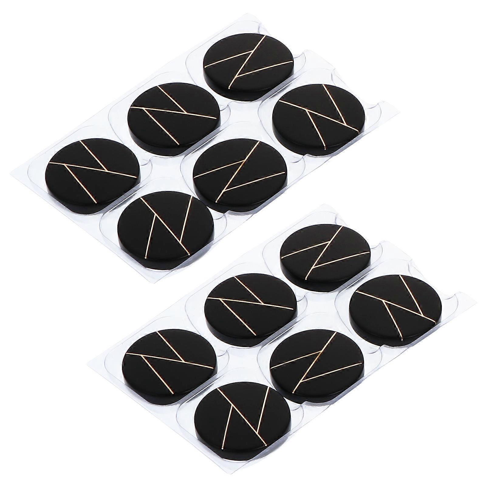 Snap Fasteners Round Sewing Buttons Clothing Diy Ornaments Multi-Colored 2.3X2.3X0.9Cm Decorative 12Pcs
