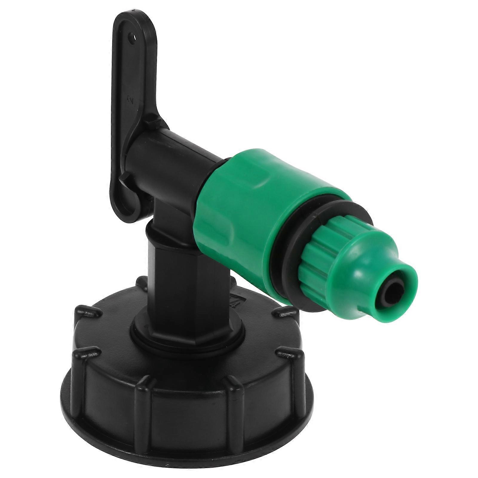 Durable Plastic IBC Tank Adapter with Threaded Tap Connector for Hose Connection – Easy Access Fitting for IBC Valves