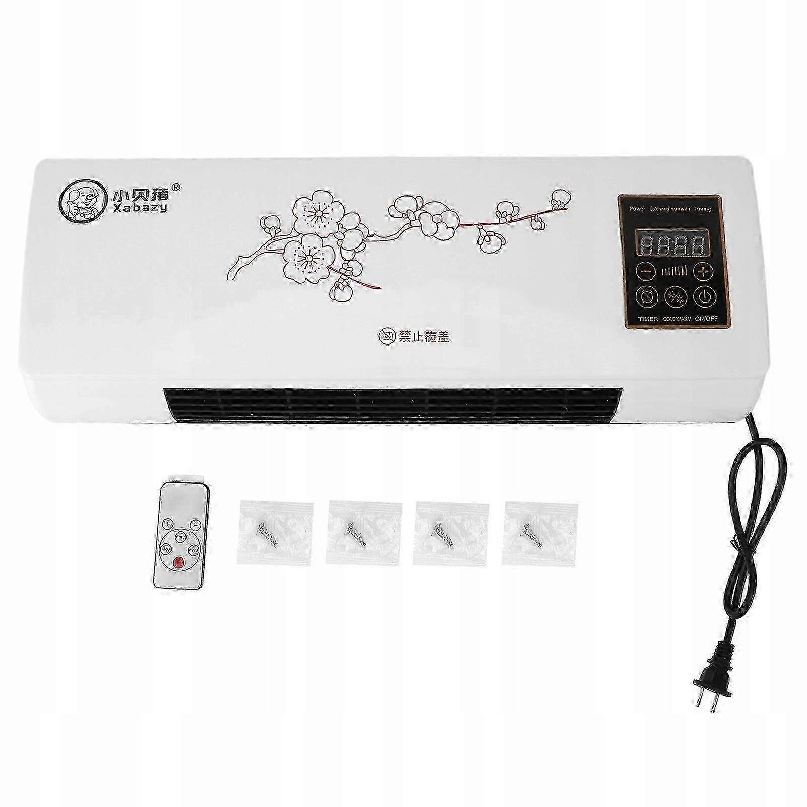 Wall Mounted Air Conditioner Unit with Cooling and Heating Functions for Year-Round Comfort - Energy Efficient Quiet AC for Home and Office Use