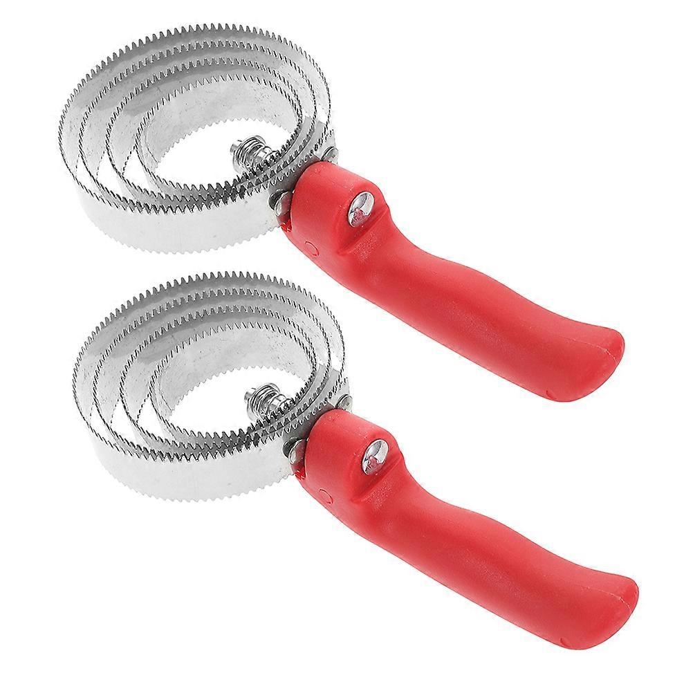 Metal Curry Comb Comfortable Grip Handle Grooming Farm Use 23.00X10.30X5.00CM 2Pcs