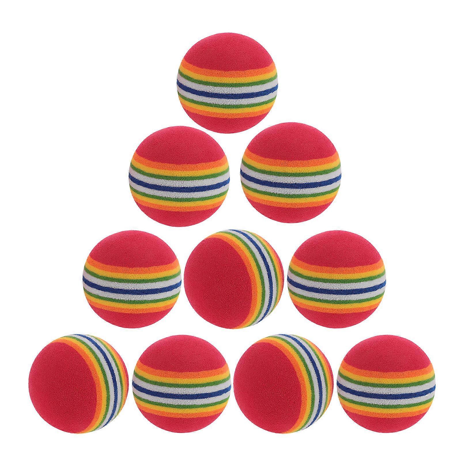 جرو مضغ اللعب لعض EVA كرة التنس شكل التدريب والمضغ 10 قطع