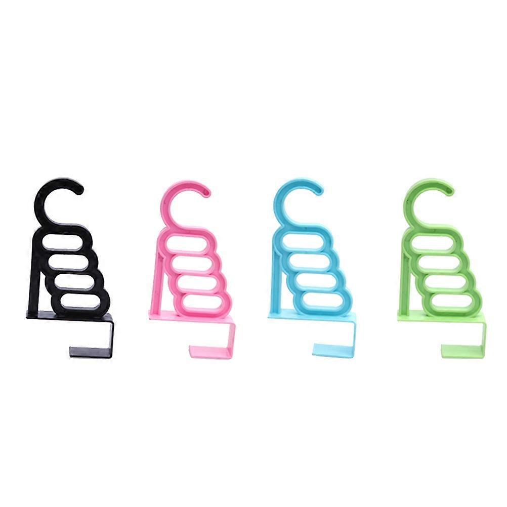 Plastic Door Hanger Hook for Hanging Clothes Bags and Hats Assorted Color Fits Doors Thinner than 3.8cm