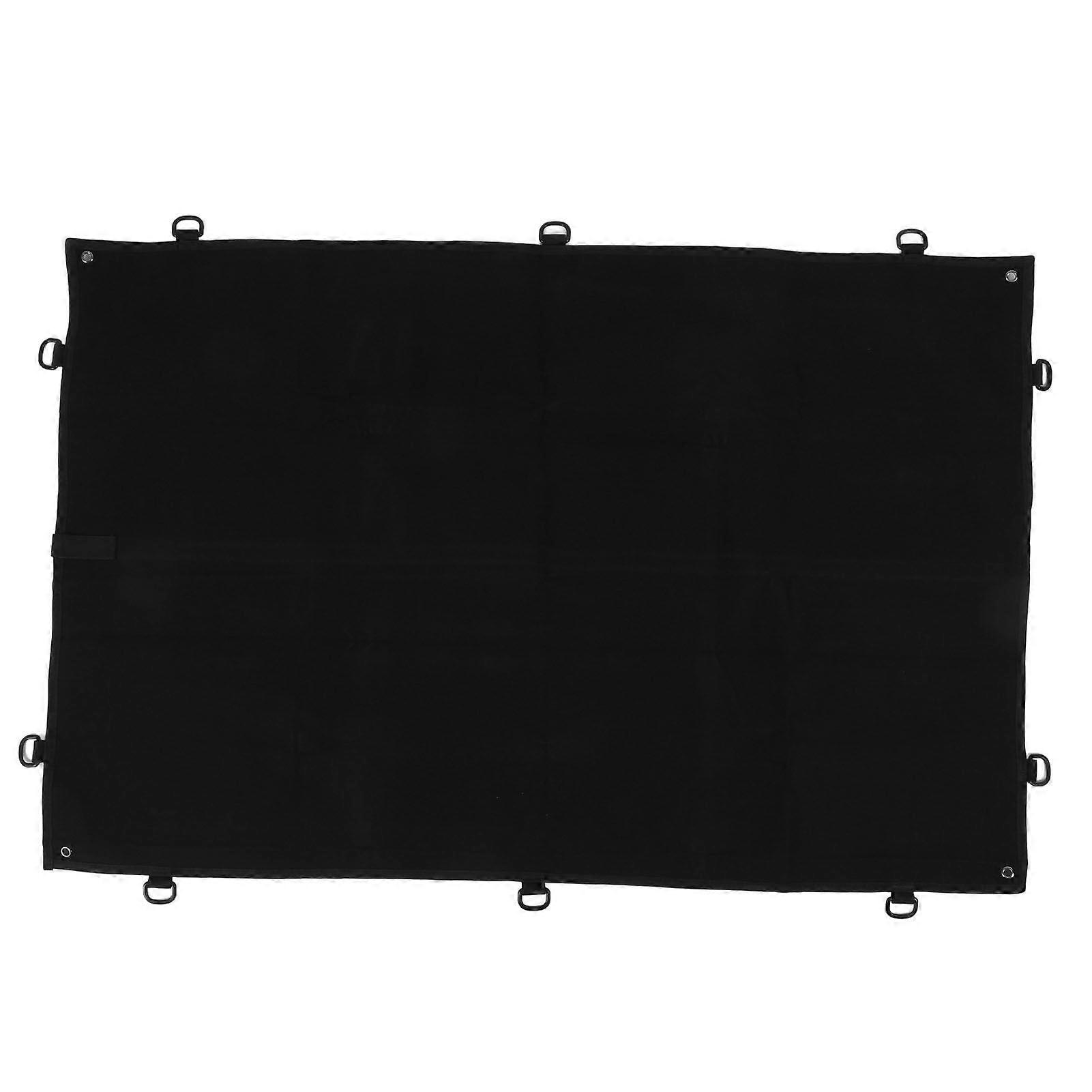 Patch Display Holder Board with Loop Surface Nylon Moral Patch Wall Organizer Storage Holder Panel for Showing Hook and Loop Emblems Patches Black M