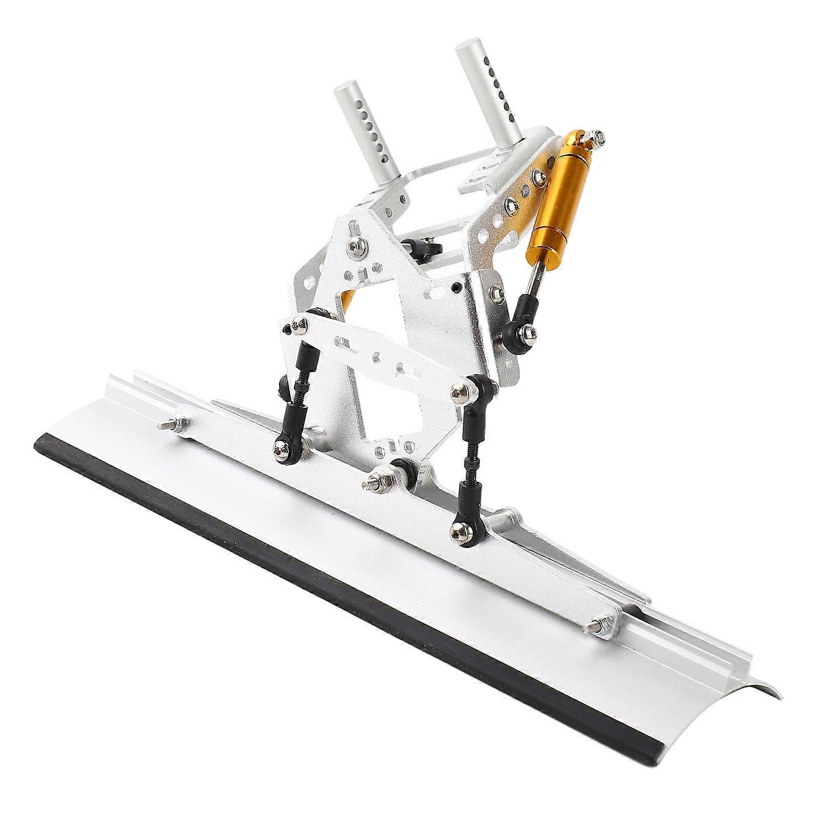 RC snow plow, snow sweeper vehicle, aluminum, portable