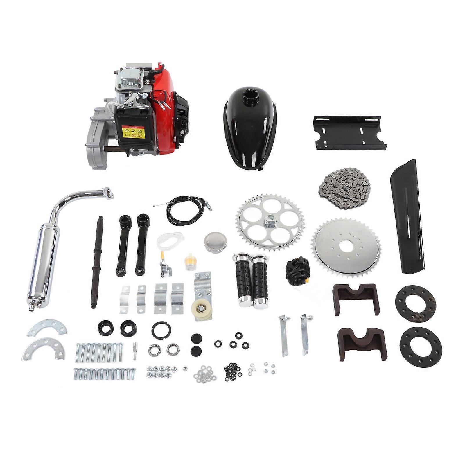 49CC 4 Stroke Motorized Bike Engine Kit Low Noise Gasoline Motor Replacement Stable Performance Durable