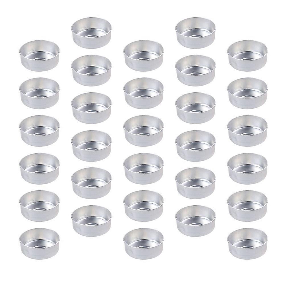 300Set Aluminum Round Containers For Candle Making Ideal For DIY Projects 3.8x3.8x1.4cm High Temperature Resistance